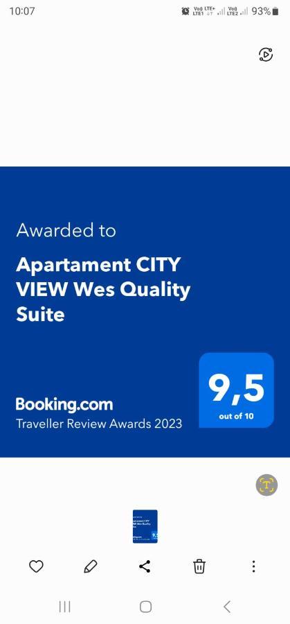 Apartament City View Wes Quality Suite Познань Экстерьер фото